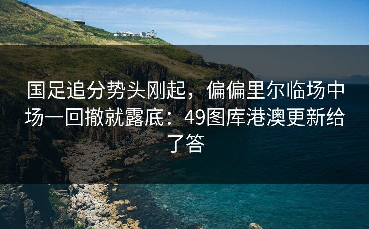 国足追分势头刚起，偏偏里尔临场中场一回撤就露底：49图库港澳更新给了答